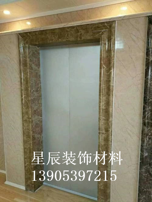 榆林市仿大理石电梯门套不锈钢门套 - 一站式服务